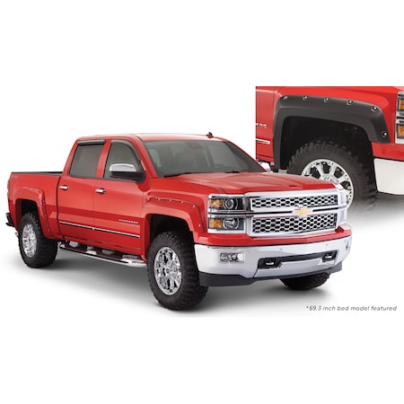 Bushwacker 14-18 SILVERADO 1500/15-C SILVERADO HD(78.7IN/97.6IN)POCKET STYLE FEND 40957-02